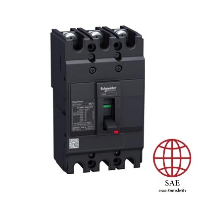 EasyPact EZC เซอร์กิตเบรกเกอร์ สวิตช์ ตัดตอนอัตโนมัติ (MCCB) 7.5kA - 30kA
