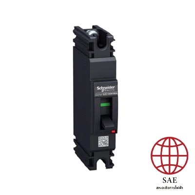 EasyPact EZC เซอร์กิตเบรกเกอร์ สวิตช์ ตัดตอนอัตโนมัติ (MCCB) EZC100H : 25 kA 240 VAC