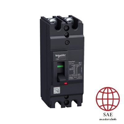 EasyPact EZC เซอร์กิตเบรกเกอร์ สวิตช์ ตัดตอนอัตโนมัติ (MCCB) EZC100H : 30 kA 415 VAC