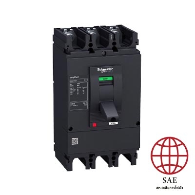 เซอร์กิตเบร์กเกอร์ สวิตช์ ตัดตอนอัตโนมติ (MCCB) EZC400N : 36 kA 415 VAC
