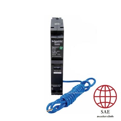 เซอร์กิตเบรกเกอร์ลูกย่อยชนิด RCBO QOvs RCBO ชนิด 1 Pole (ป้องกันไฟรั่ว/ไฟดูด)