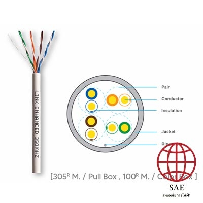 สายแลน  Link US-9015LSZH CAT5E UTP CABLE