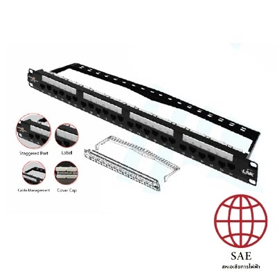 Link US-3226A CAT6A UTP PATCH PANEL 24 Port 