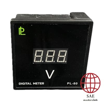 โวลต์มิเตอร์ Model : 80x80 (Digital)