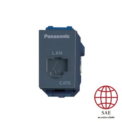 เต้ารับคอมพิวเตอร์ CAT6 (สีเทา) WEG24886H