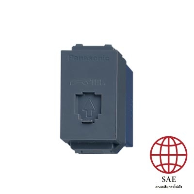 เต้ารับโทรศัพท์ 6P 6C (โมดูล่า) WEG2166H