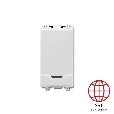 Schneider สวิทช์ทางเดียว 16A 250V พร้อมพรายน้ำ ขนาด 1 ช่อง